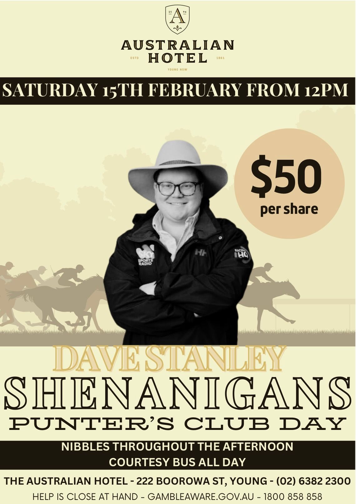 Dave Stanley Shenanigans, Punters Club Day 