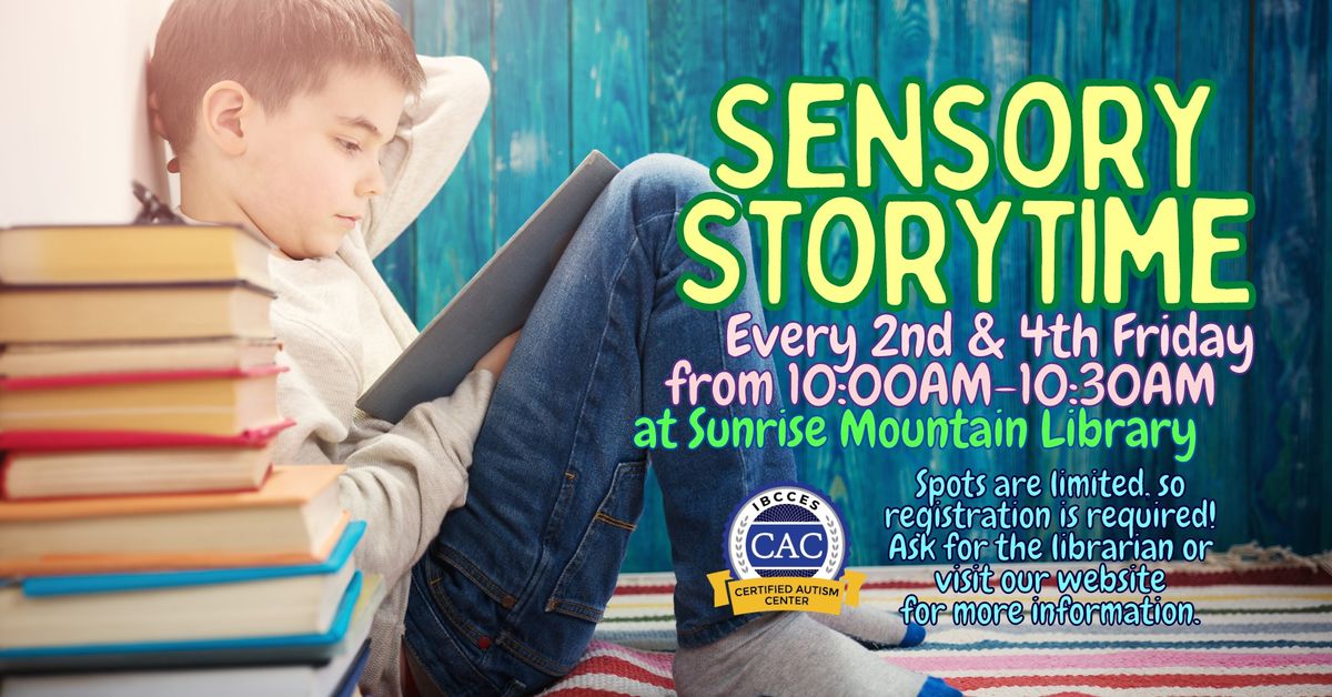 Sensory Storytime @ Sunrise Mountain Library 