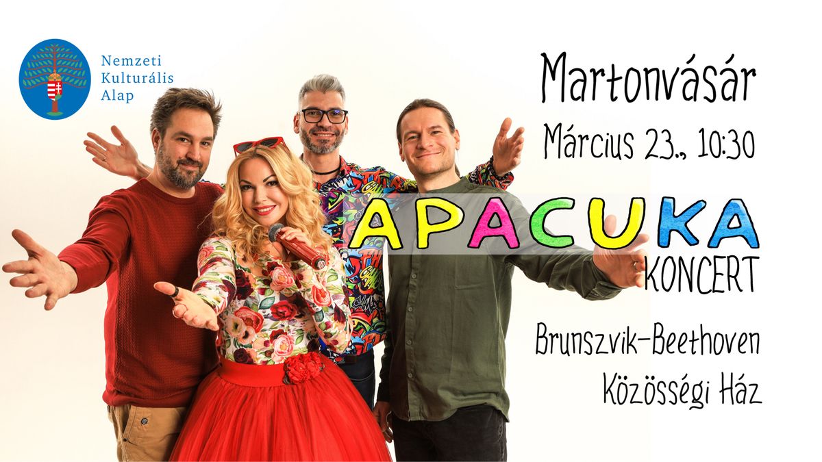 Apacuka - Martonv\u00e1s\u00e1r, Dalok Mindenkinek Lemezbemutat\u00f3 Koncert 