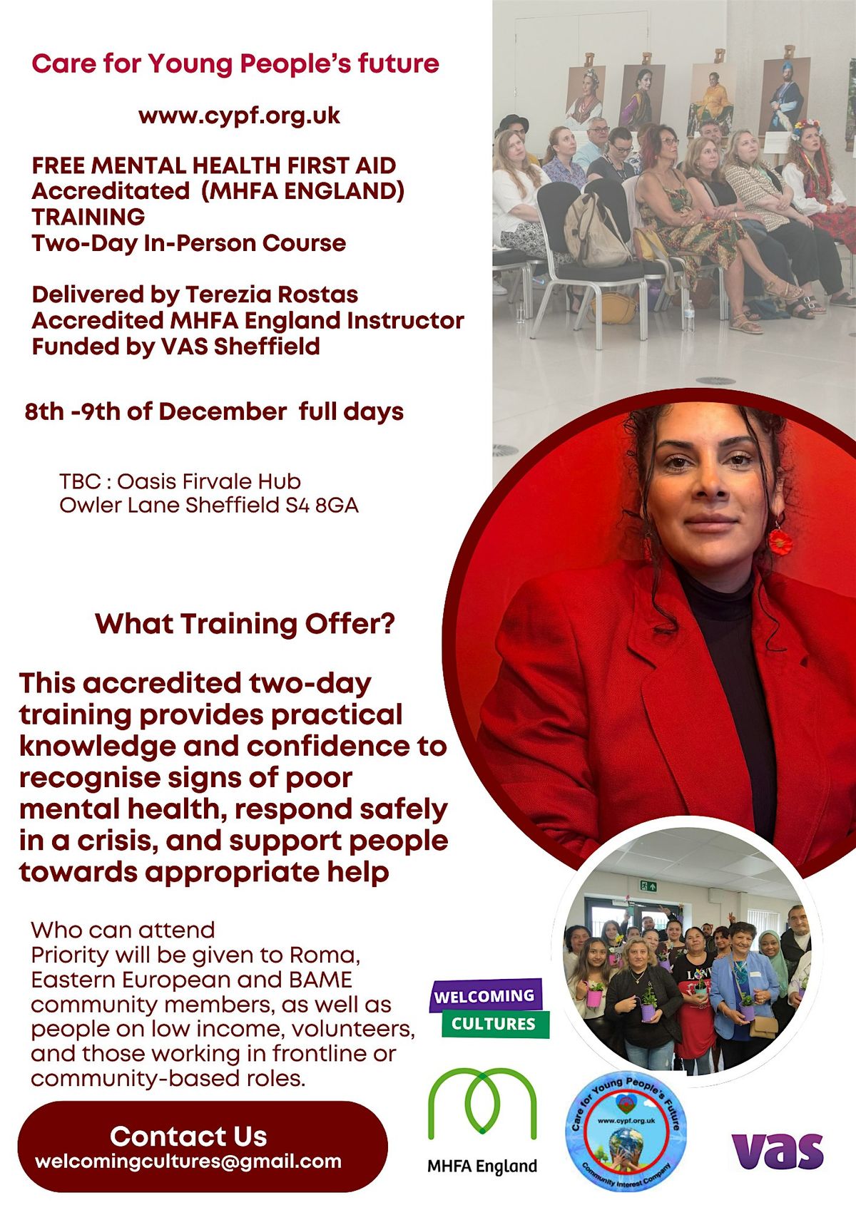 Adult Mental Health First Aid (MHFA) \u2013 MHFAider\u00ae Course