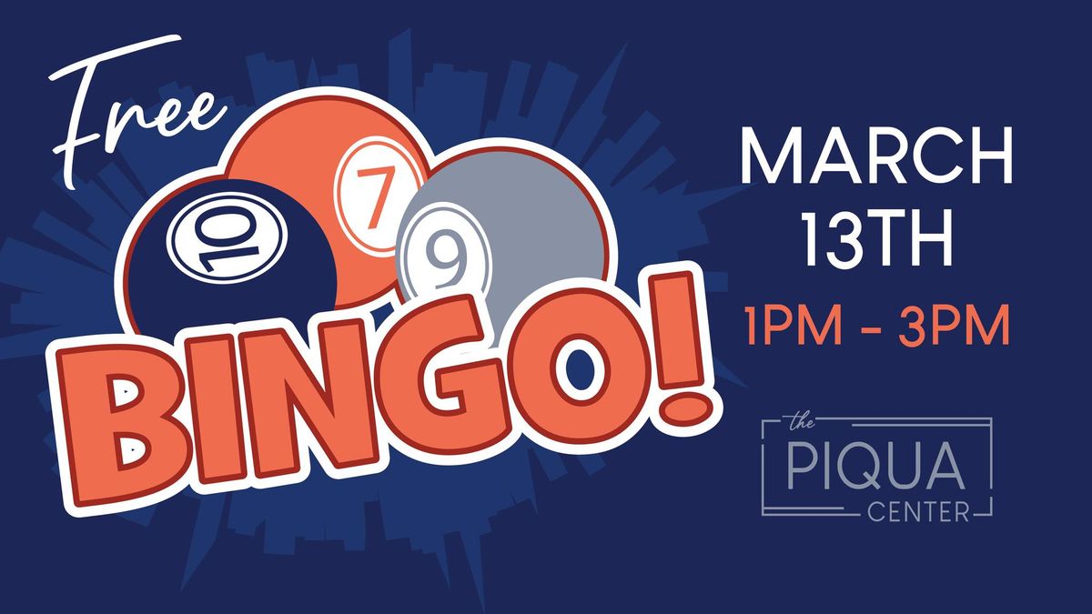 Free Bingo at Piqua Center!