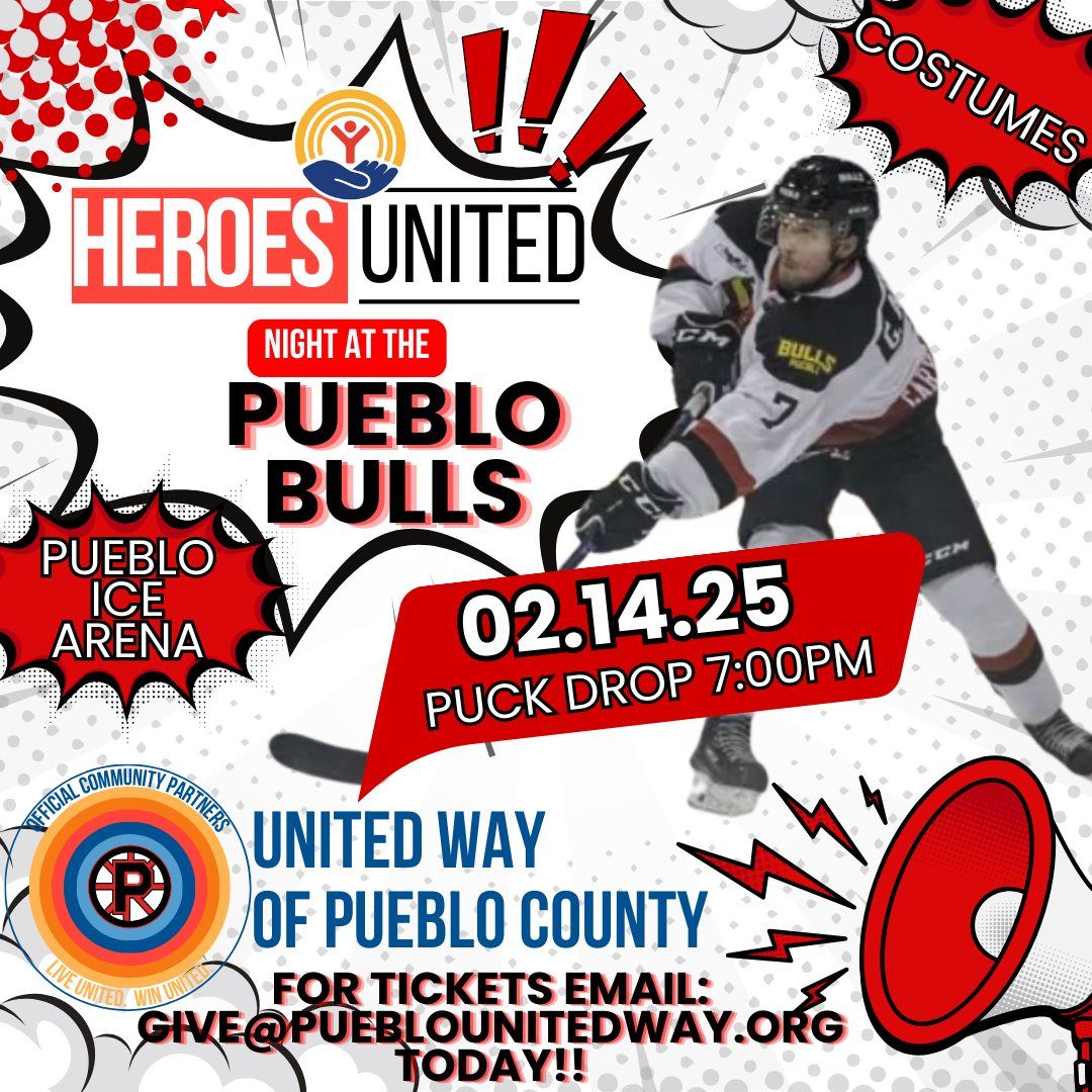 Heroes United Night at the Pueblo Bulls