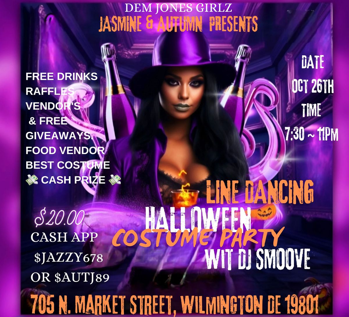 LINE DANCING HALLOWEEN COSTUME PARTY \ud83c\udf83\ud83c\udf89