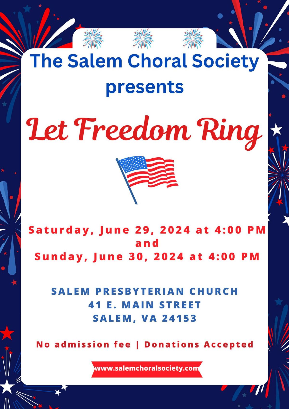 Let Freedom Ring - a Patriotic Concert