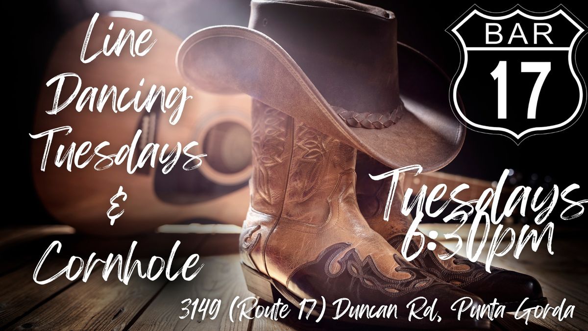 Line Dancing All Levels with Buffalo Gals & Cornhole!!