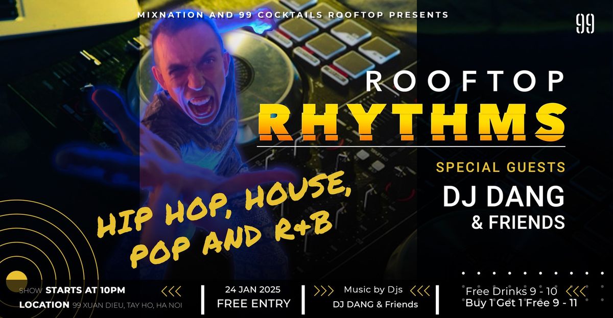 \ud83c\udfb6 Rooftop Rhythms presents: A Night of High-Energy Beats \ud83c\udfb6