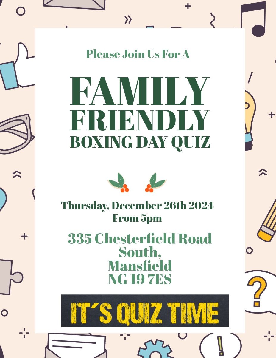 Family friendly Boxing Day quiz \ud83e\udd14