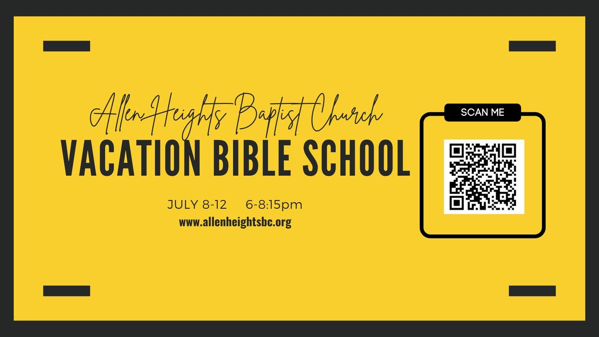 Vacation Bible School - FREE!