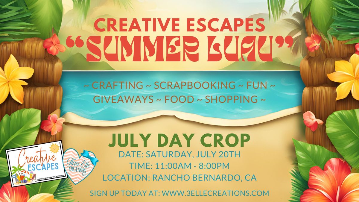 Creative Escapes "Summer Luau" Day Crop
