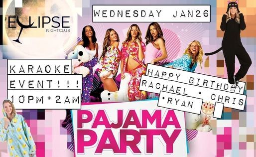 Special Karaoke Wednesday Onsie\/Pajama Party