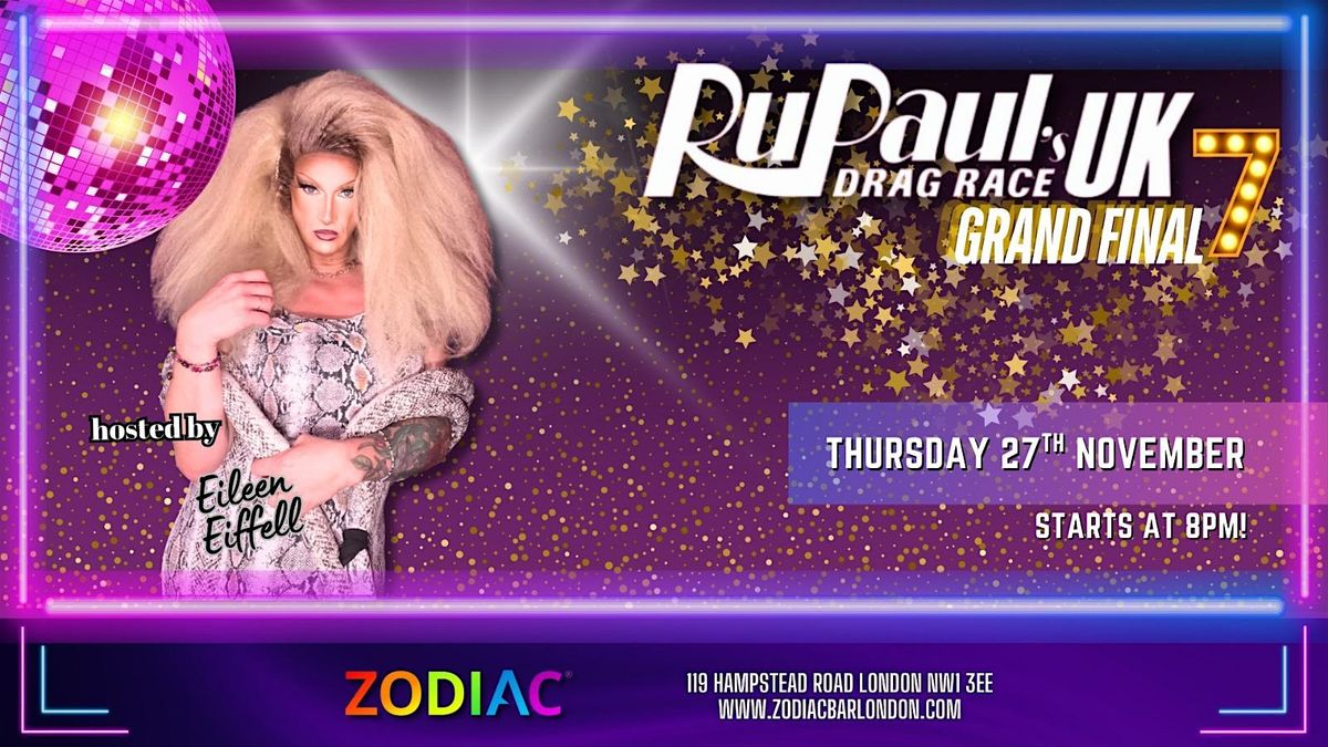 GRAND FINALE - Drag Race UK Season 7 Viewing + Drag Bingo