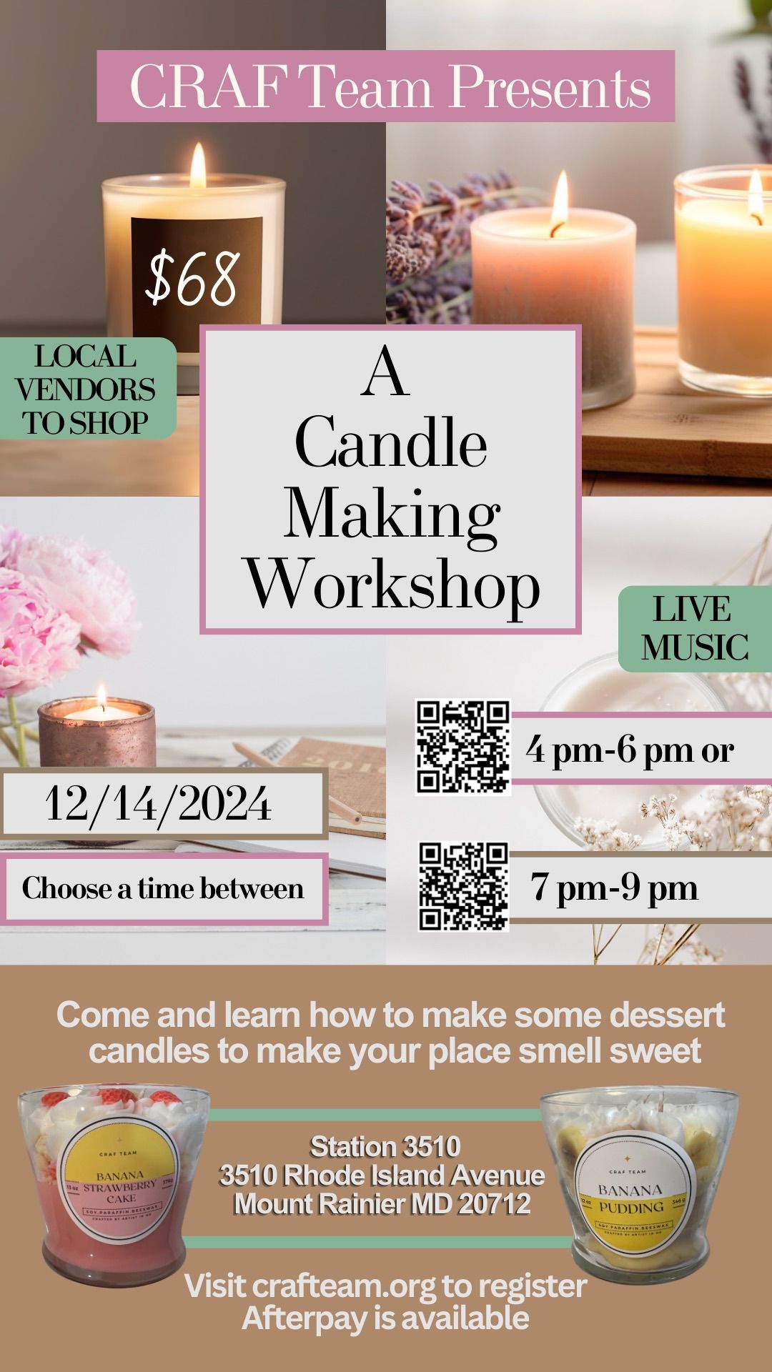 Candle Workshop at Station 3510