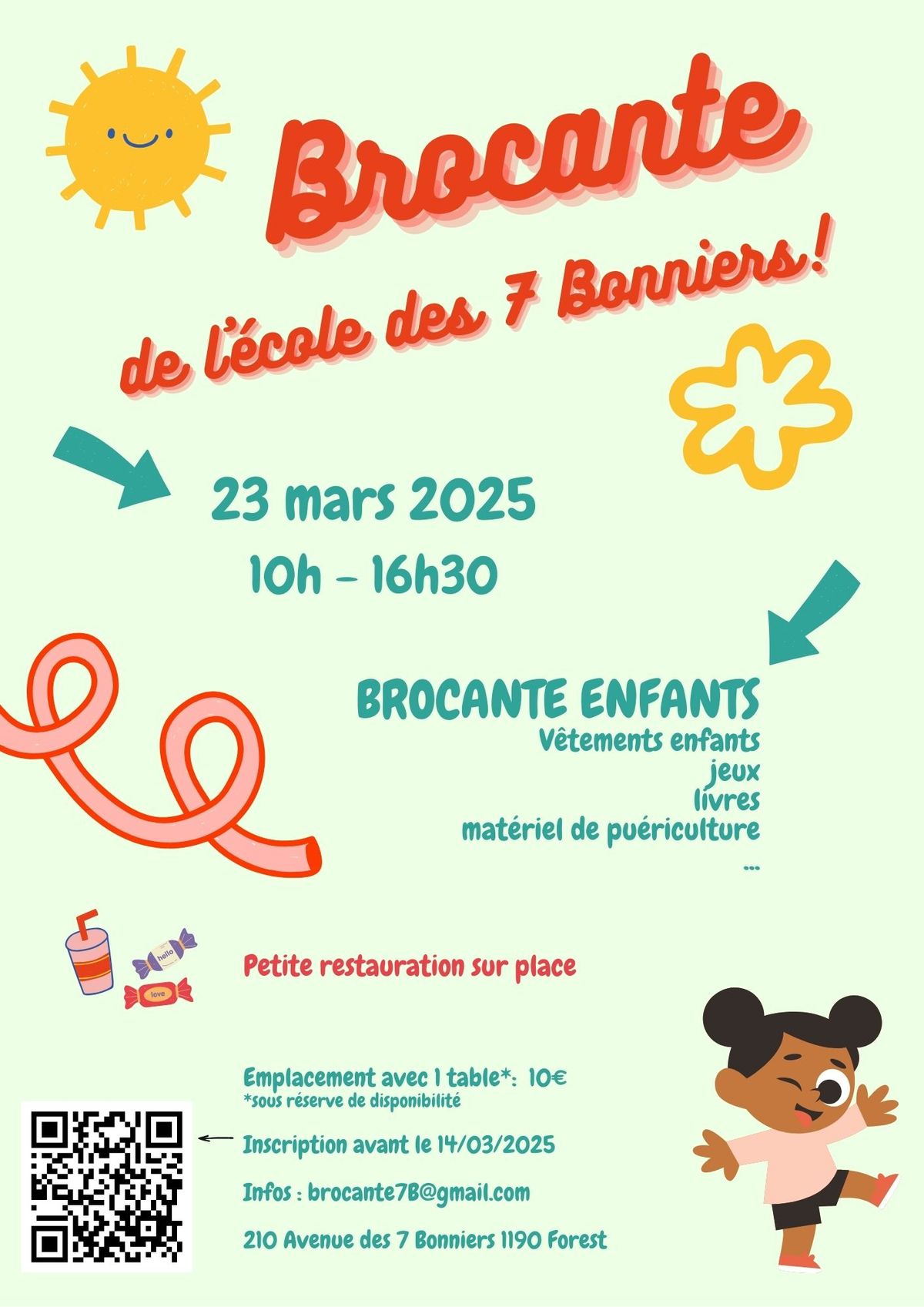 Brocante de l'\u00e9cole des 7 Bonniers