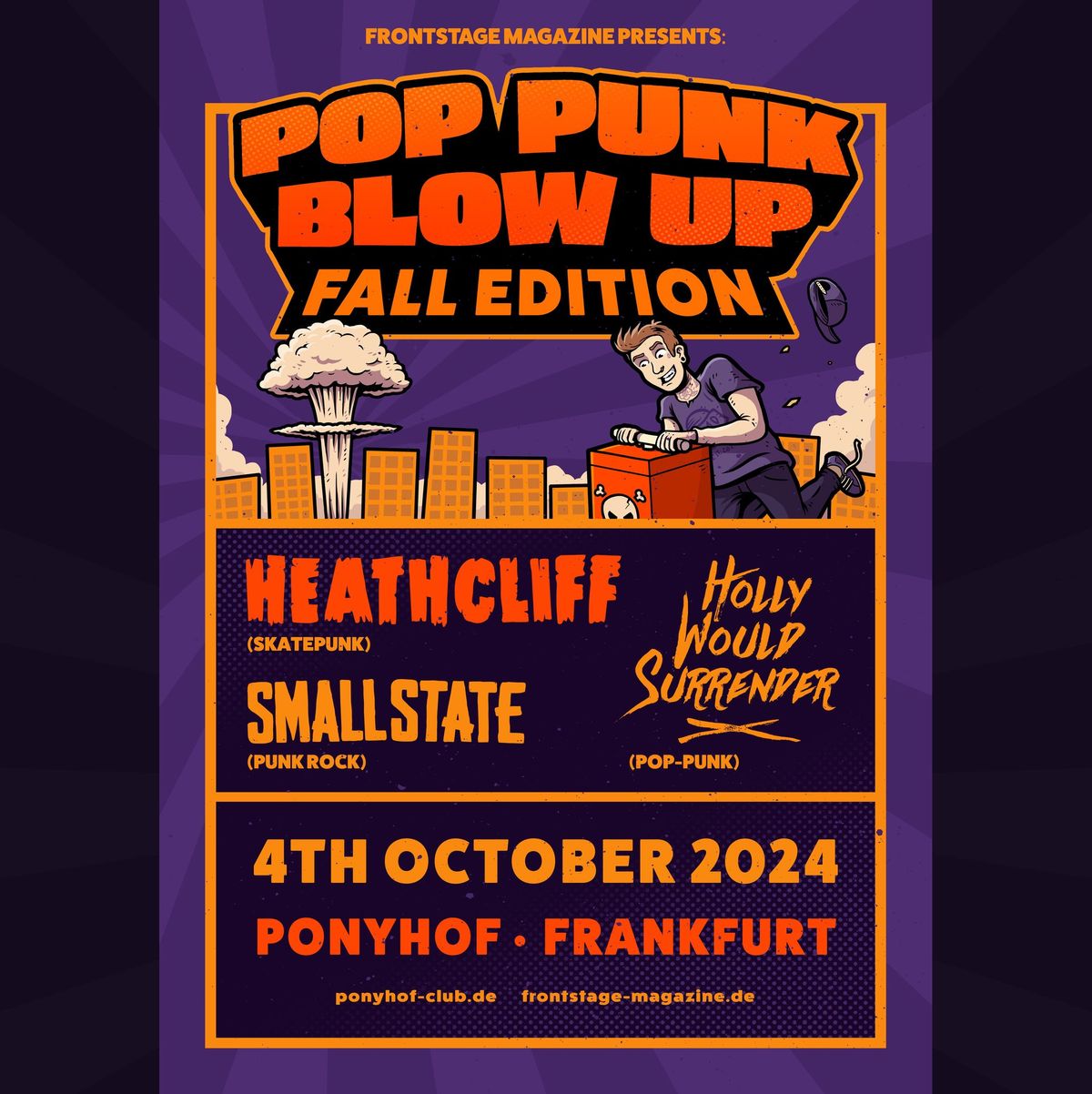 Pop Punk Blow Up - 04.10. Frankfurt Ponyhof