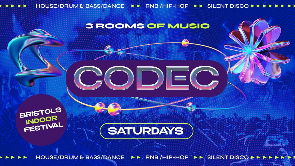 CODEC Saturdays - Saturday 9th November 