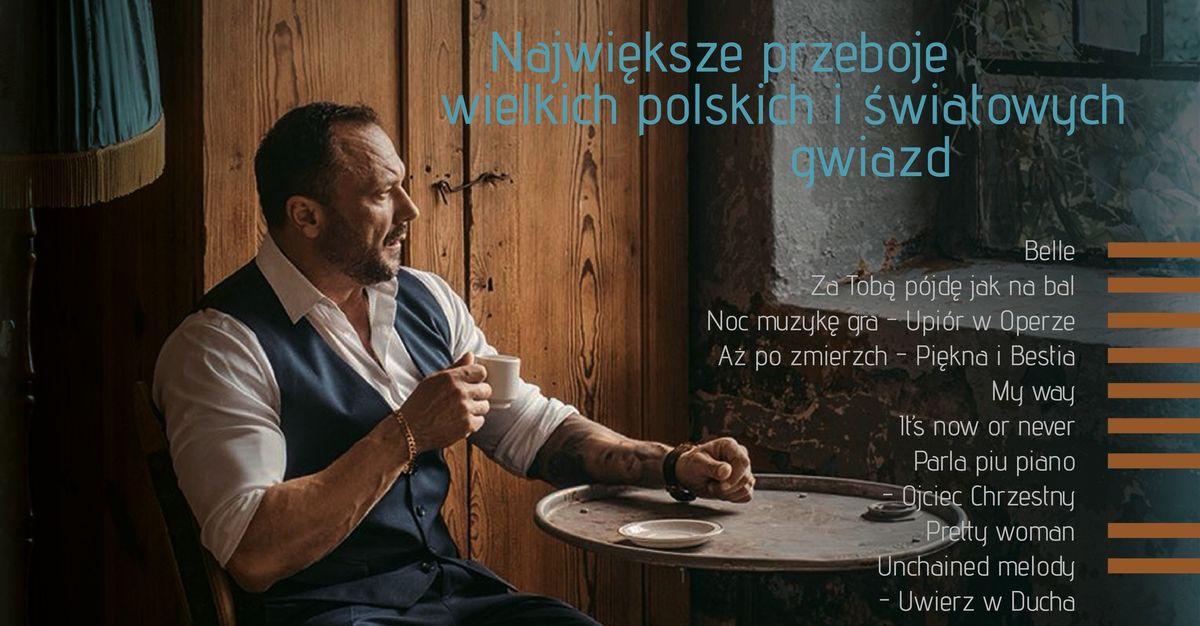 Miros\u0142aw Niewiadomski kameralnie. Najwi\u0119ksze przeboje wielkich polskich i \u015bwiatowych gwiazd.