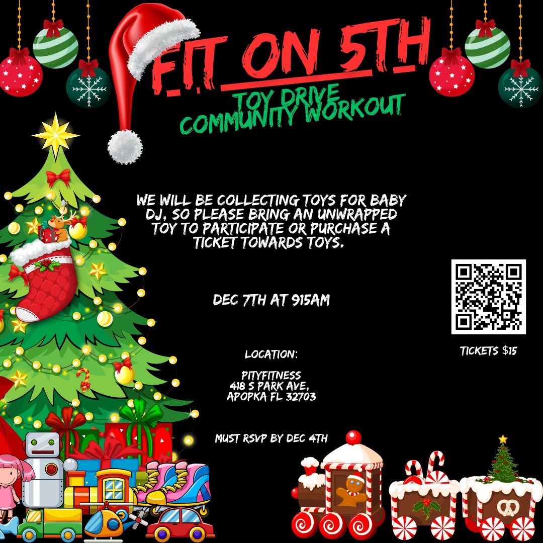 Fit on 5th Community Workout Toy Drive