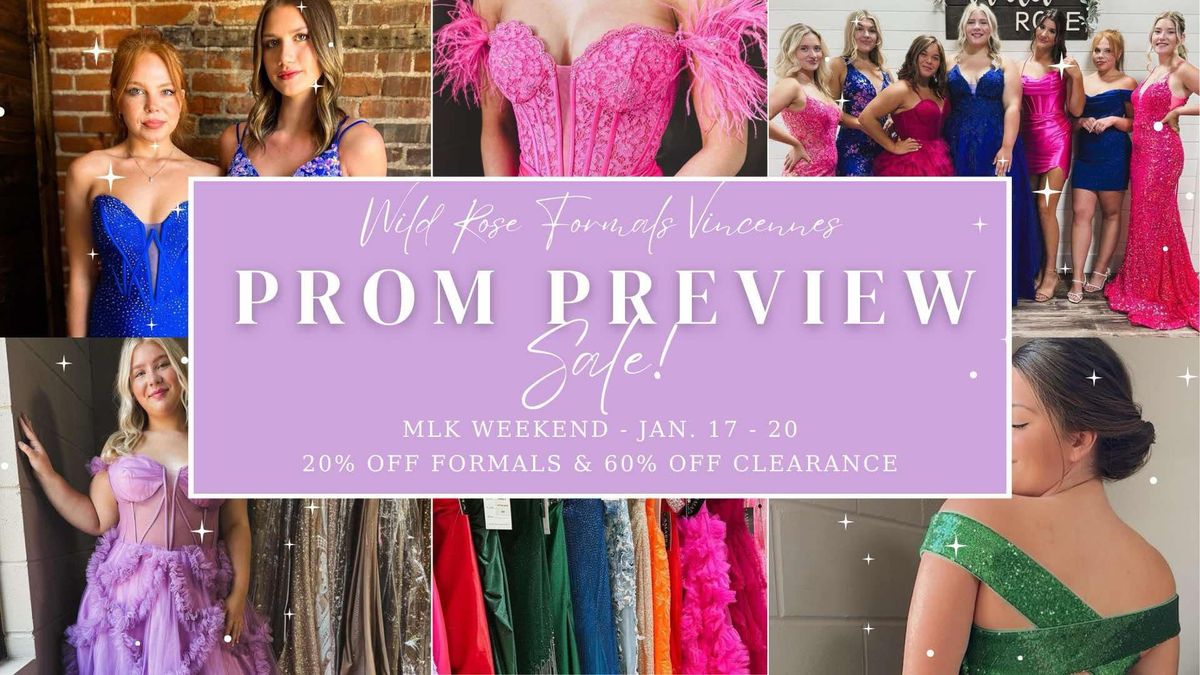 MLK Weekend Prom Preview Event! \ud83d\udc95\ud83d\udcab