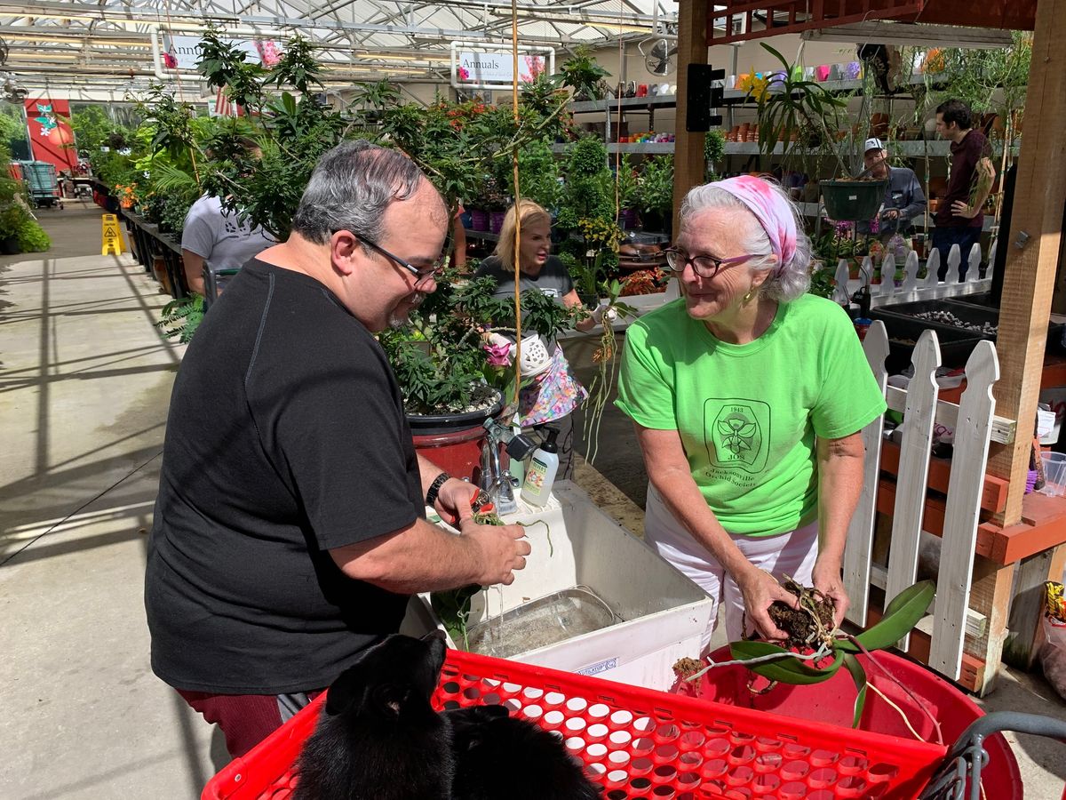 5 October 2024 JOS Orchid Re-Potting Clinic at Hagan Ace Hardware