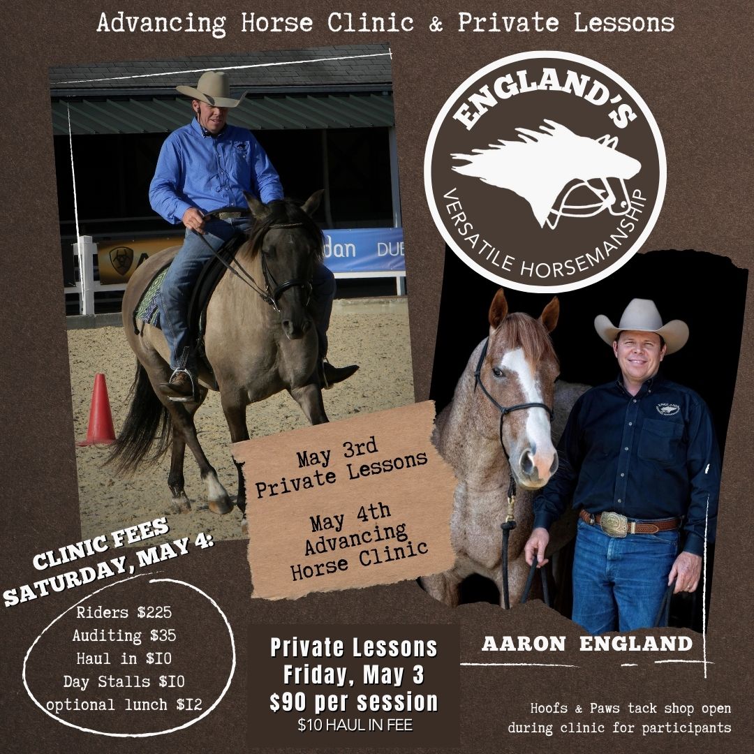 Advancing Horse Clinic & Private Lessons with Aaron England