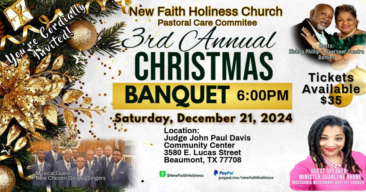 3rd Annual Christmas Banquet