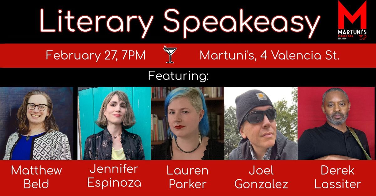 Literary Speakeasy at Martuni's