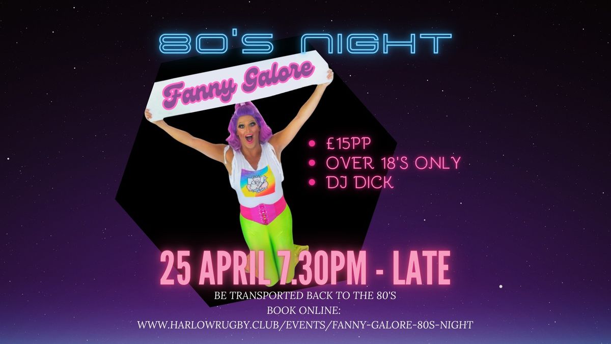 Fanny Galore : 80\u2019s Night