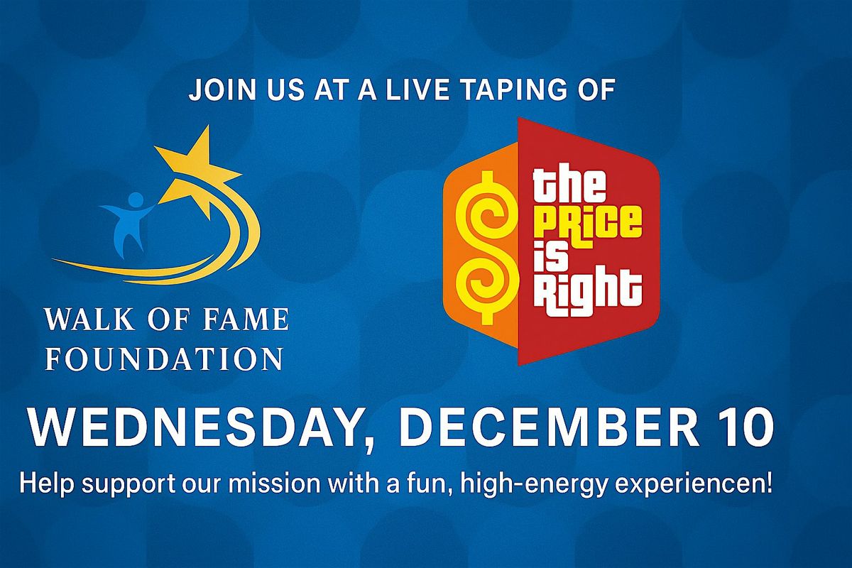 Walk of Fame Foundation \u2013 \u201cThe Price Is Right\u201d