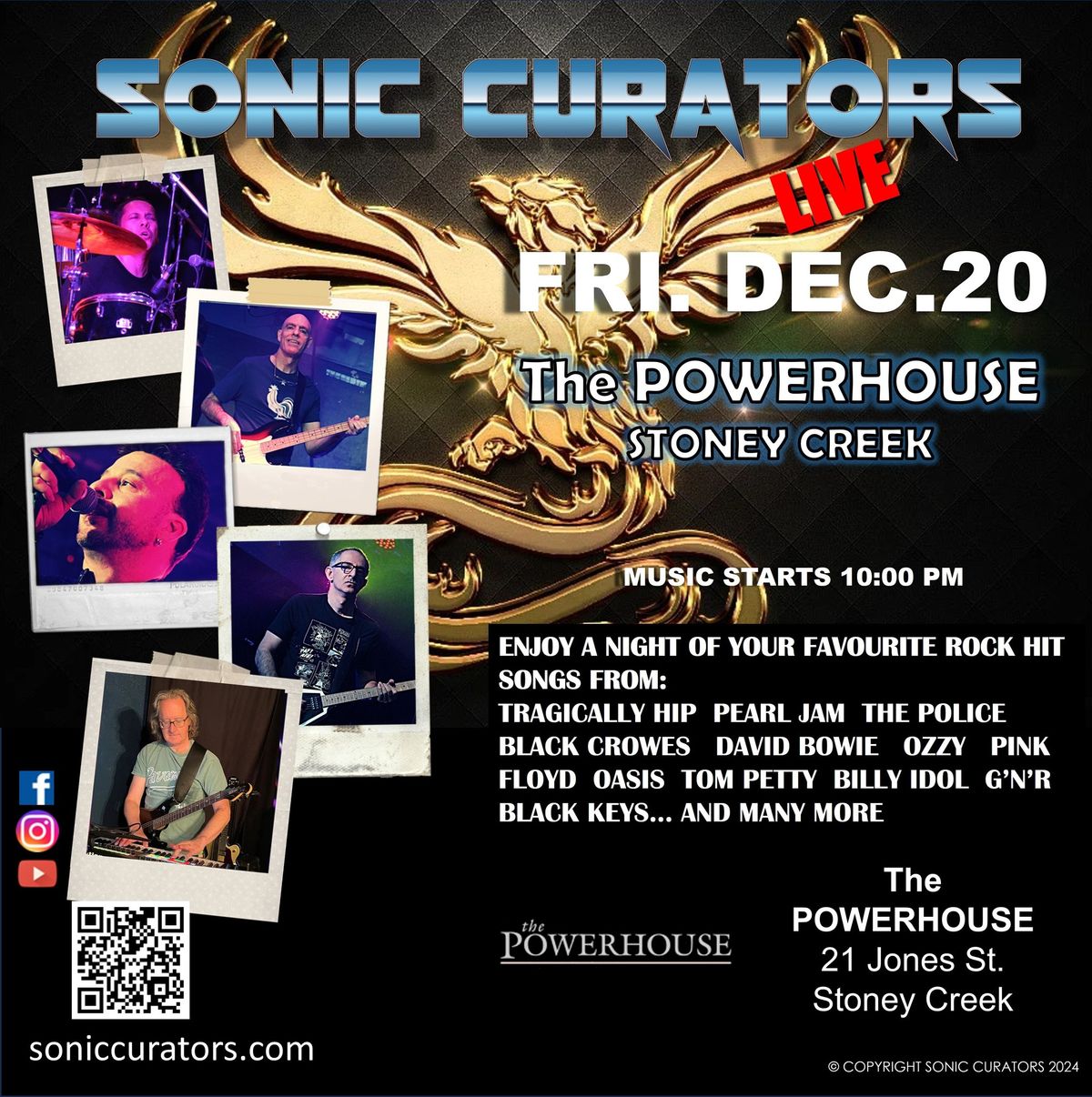 Sonic Curators debut @ The Powerhouse, Stoney Creek