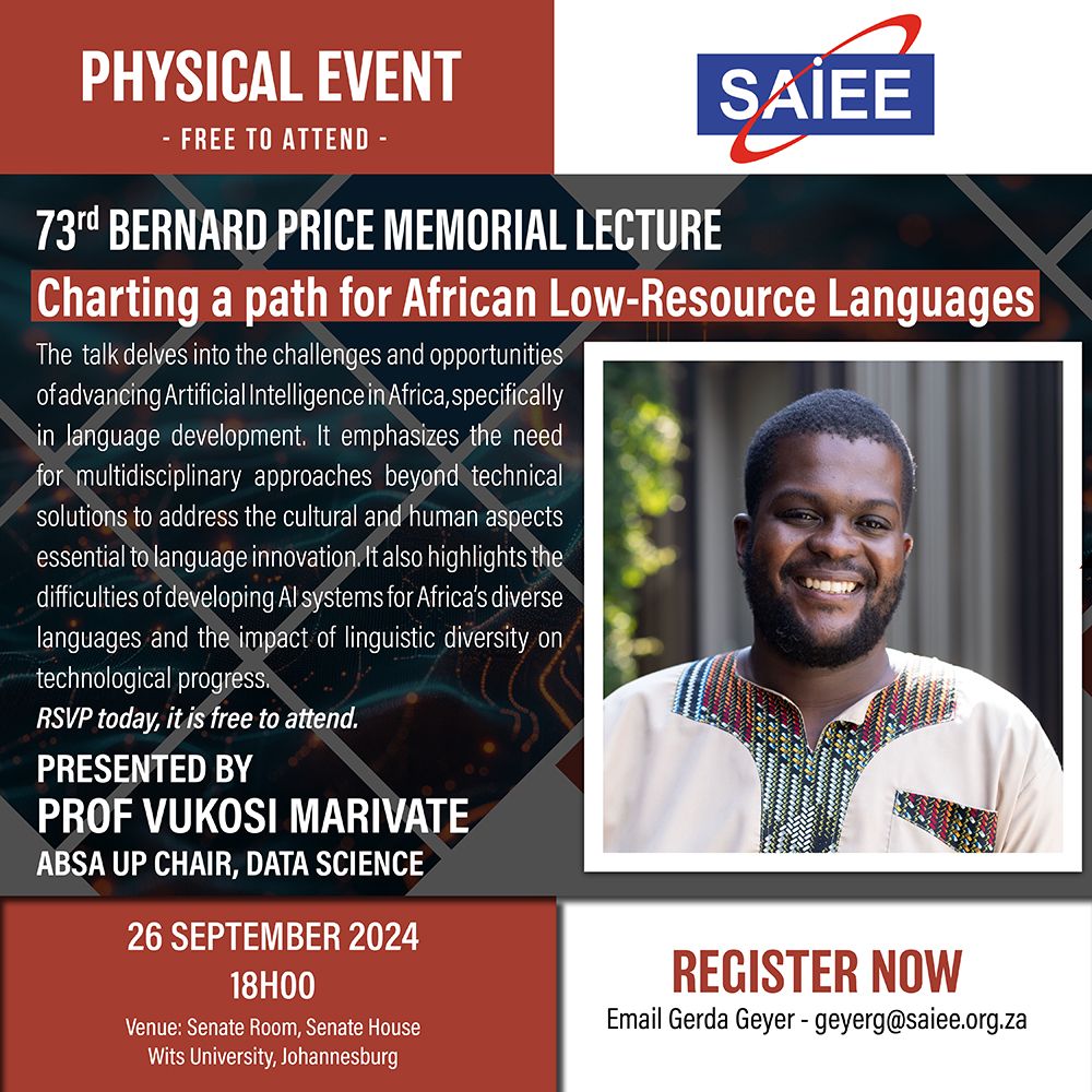 73rd Bernard Price Memorial Lecture