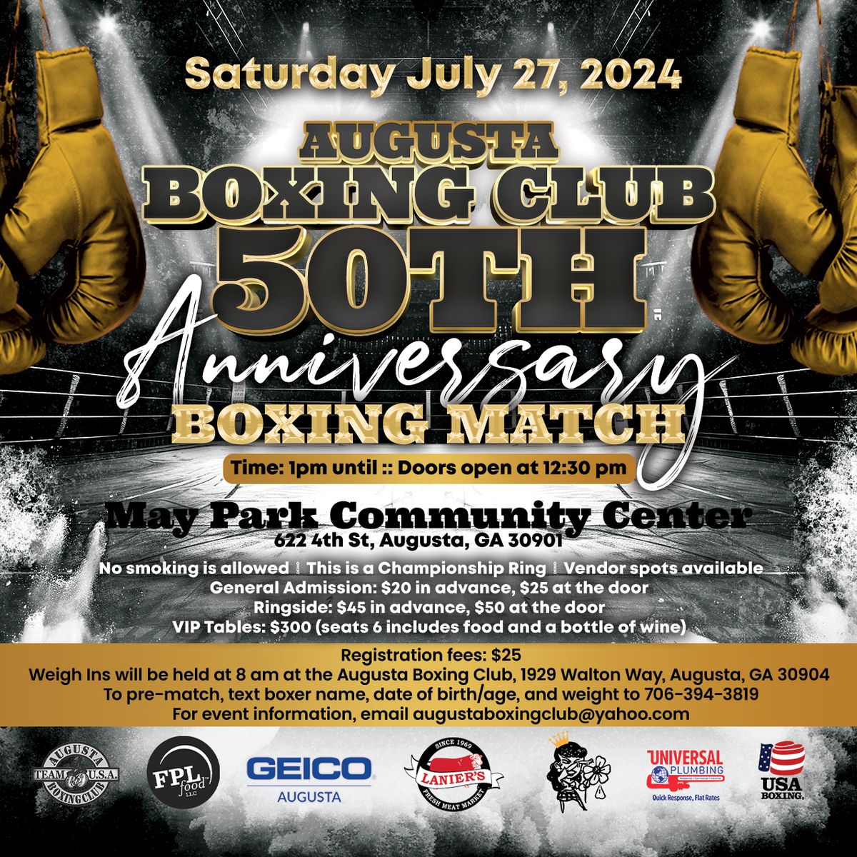 Augusta Boxing Club 50th Anniversary