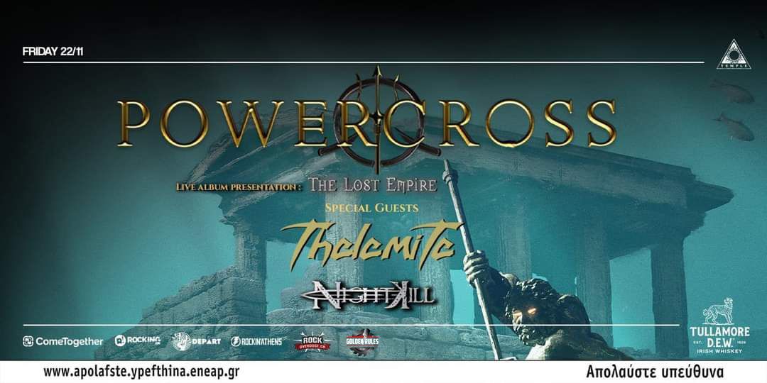 Powercross presenting "The Lost Empire" w\/ Thelemite + Nightkill live at Temple