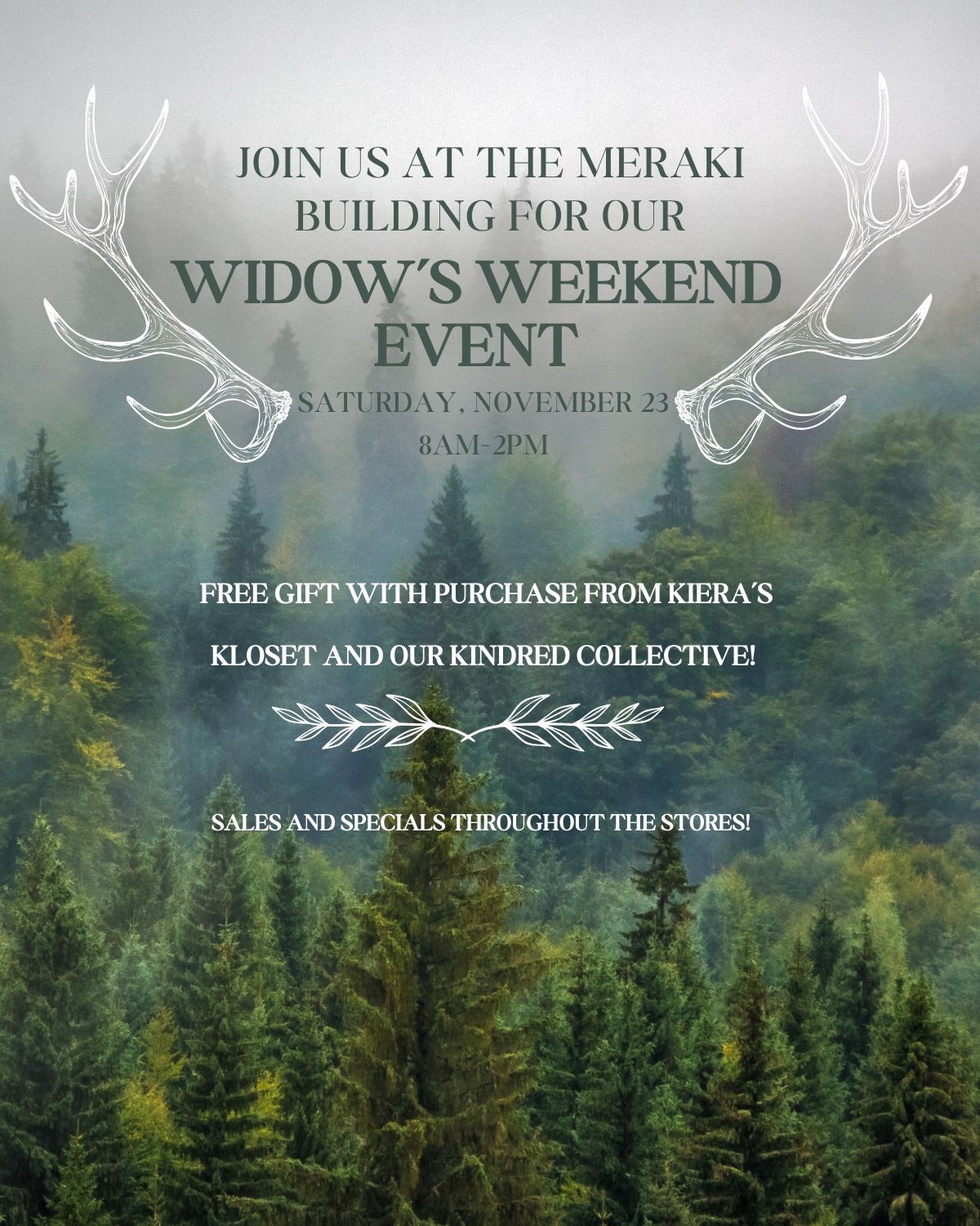 Meet Me At Meraki: Widow's Weekend