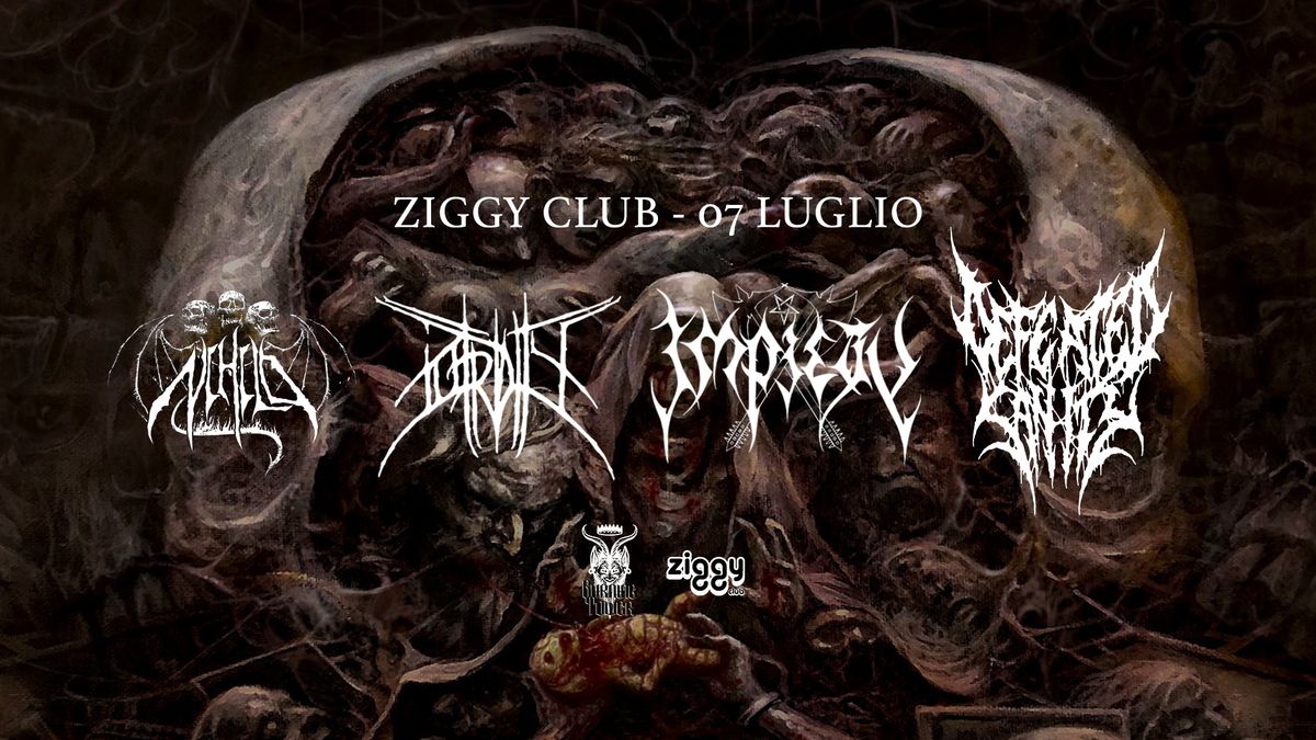 DEFEATED SANITY, IMPIETY, PUTRIDITY, NIHILO live @Ziggy Club | 07-07