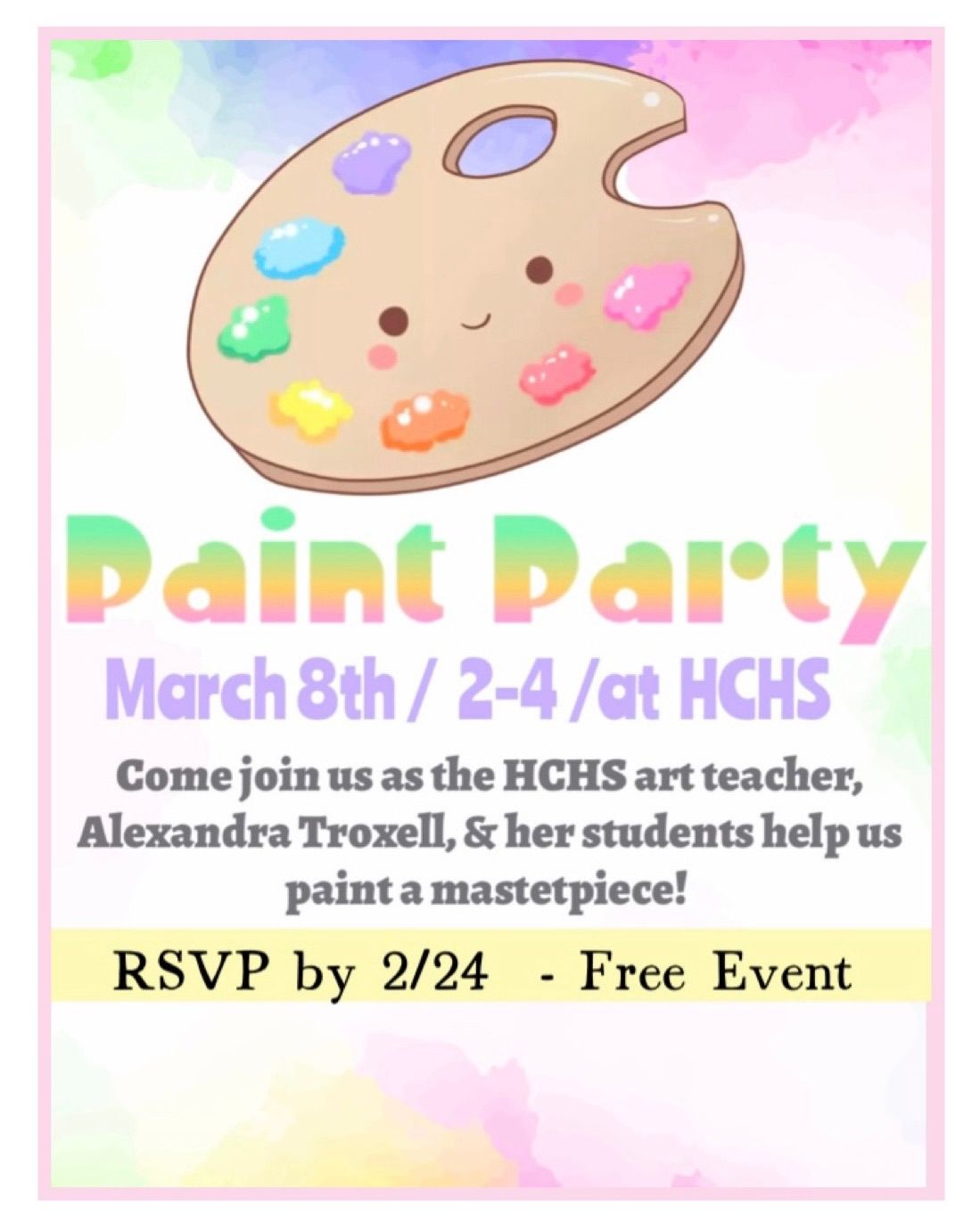 Paint Party (RSVP by 2\/24)