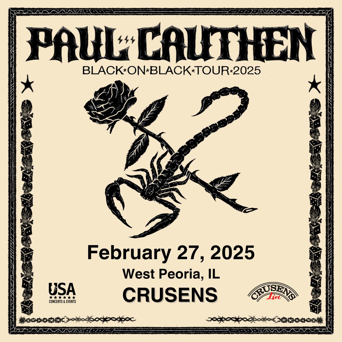 Paul Cauthen @ Crusens 