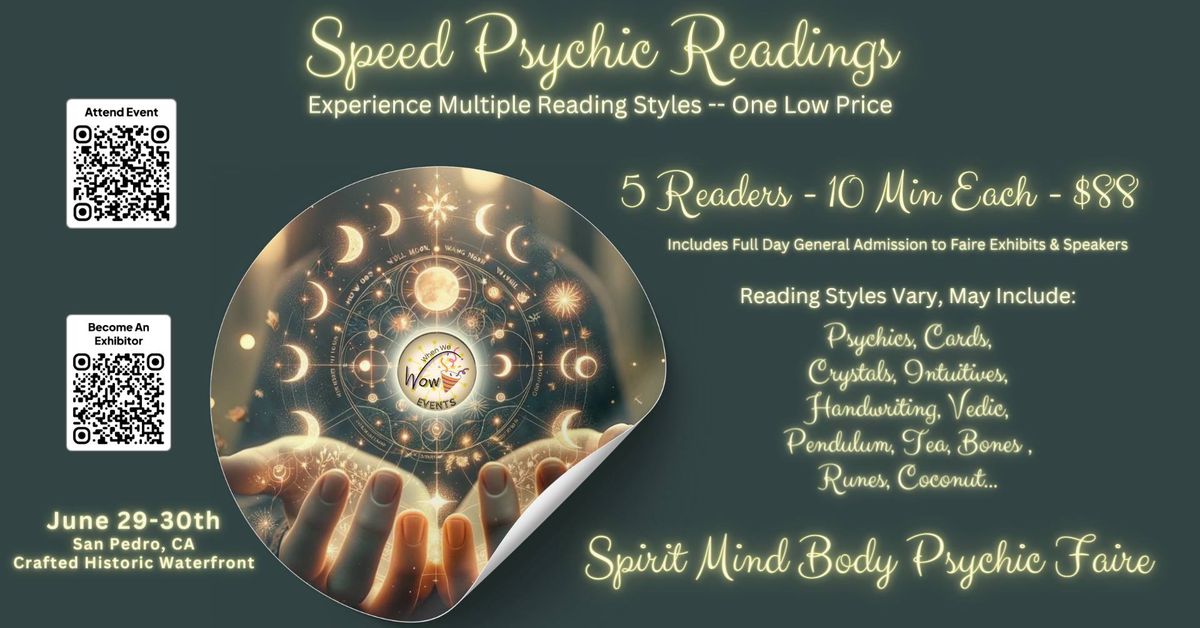 Speed Psychic Readings at the Spirit Mind Body Psychic Faire