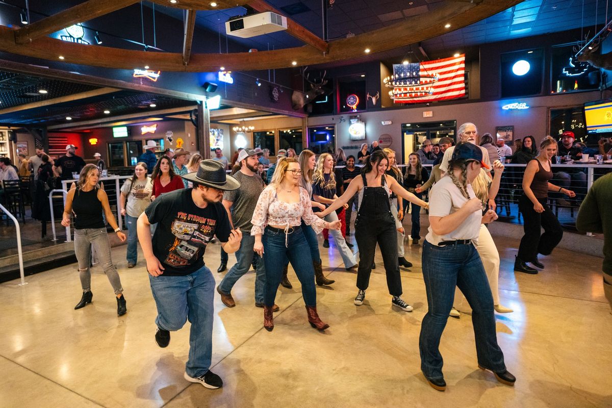 Swing Dancing AND Line Dancing at the Cricket