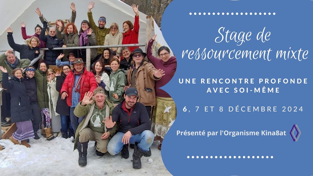 Stage de ressourcement mixte - du 6 au 8 d\u00e9cembre 2024