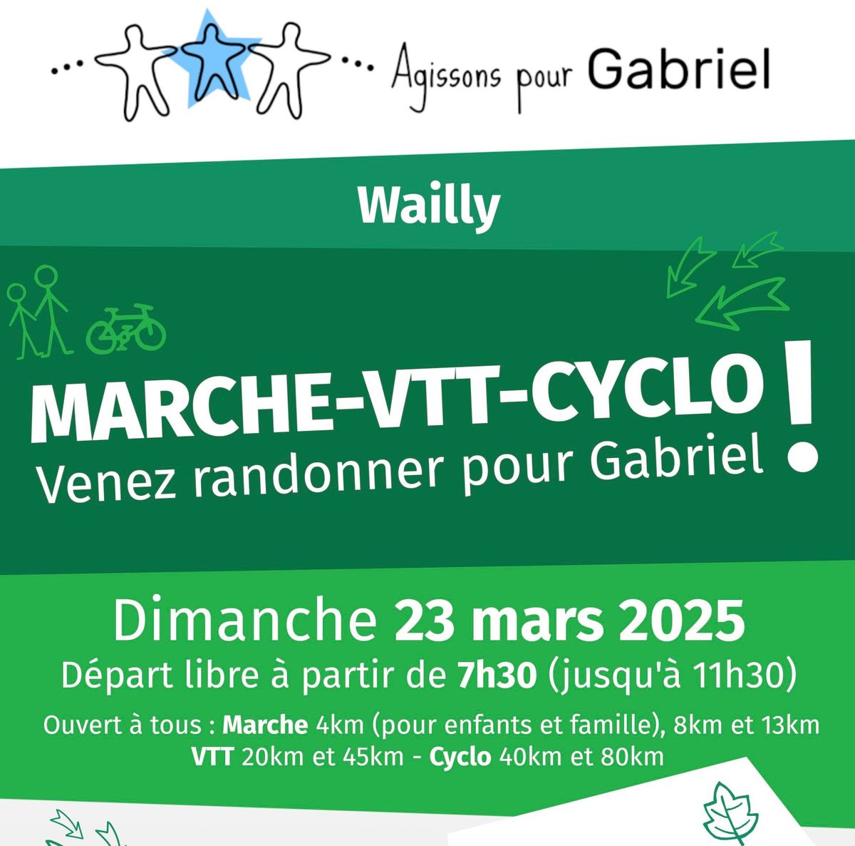 Marche\/rando-VTT-Cyclo pour Gabriel