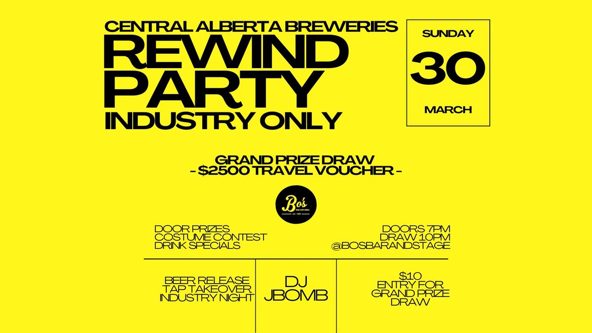 Central Alberta Breweries - Beer Release & Industry Rewind Party