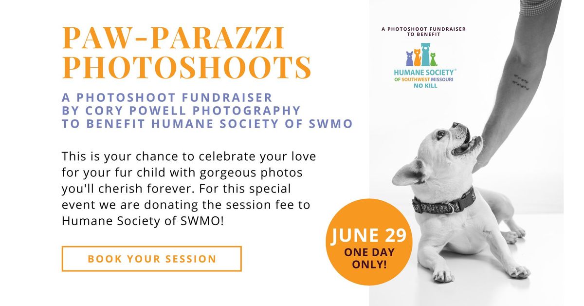 Paw-Parazzi Photoshoot Event