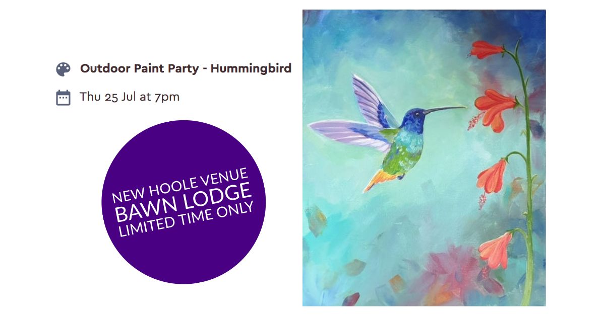 Summer Nights Exclusive: Outdoor Paint & Sip Event in Hoole!