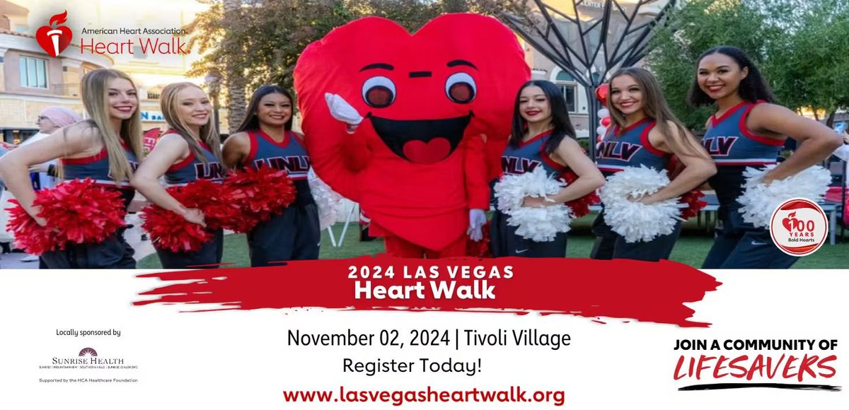 2024 American Heart Association Heart Walk at Tivoli Village