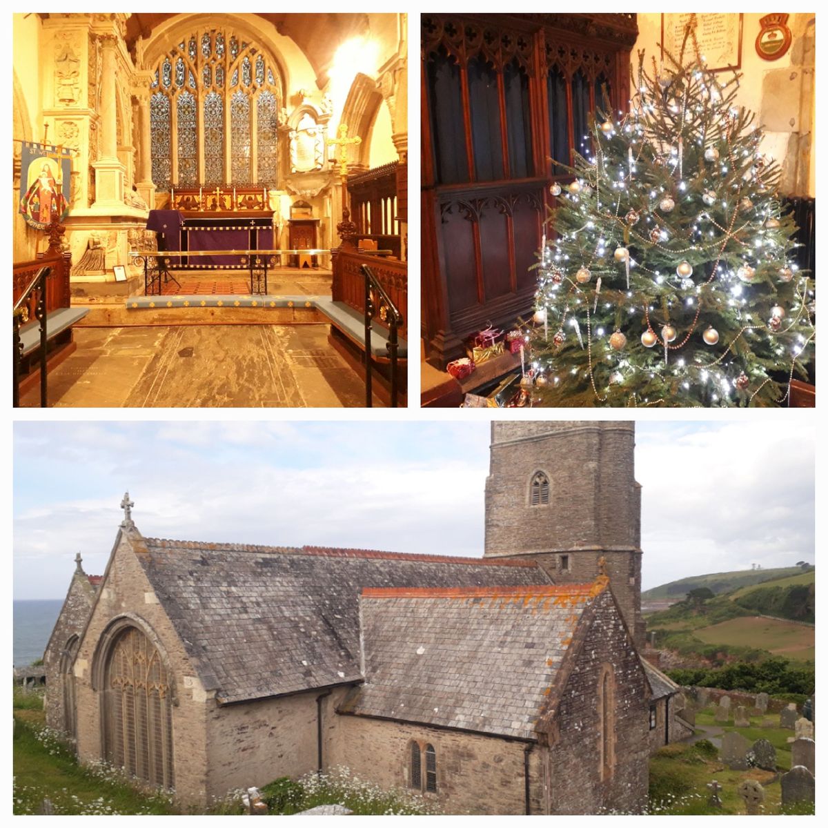 Carol Service, St. Werburgh's Church, Wembury,