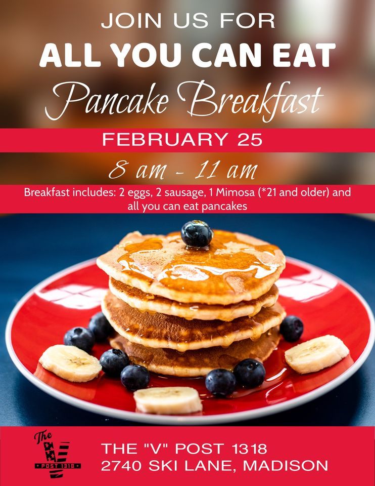 All YOU Can Eat Pancake Breakfast!