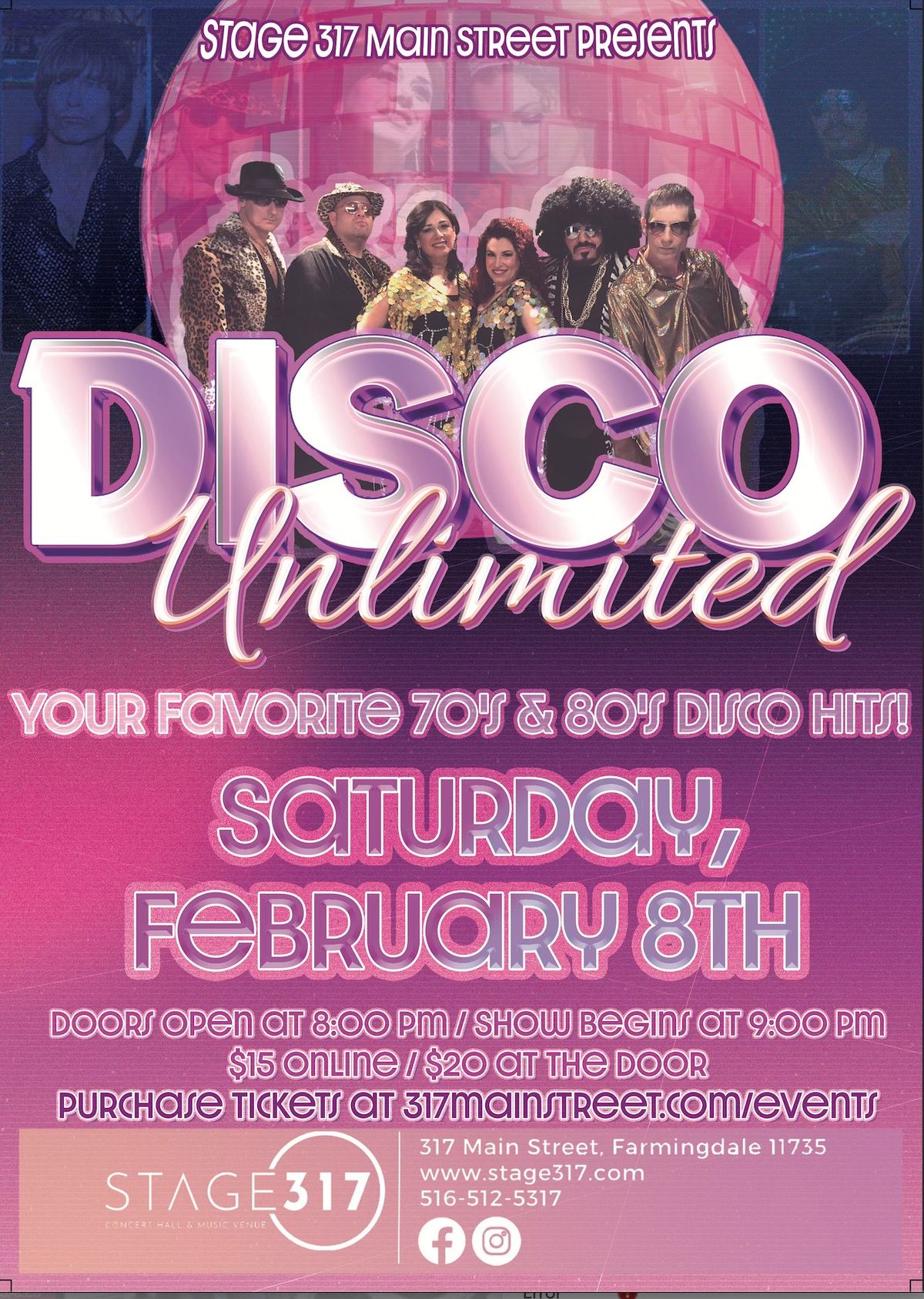 Disco Unlimited at Stage 317 (Farmingdale, NY)