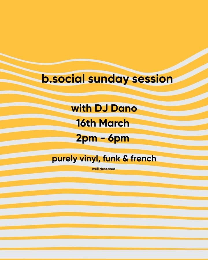 Sunday session with DJ Dano