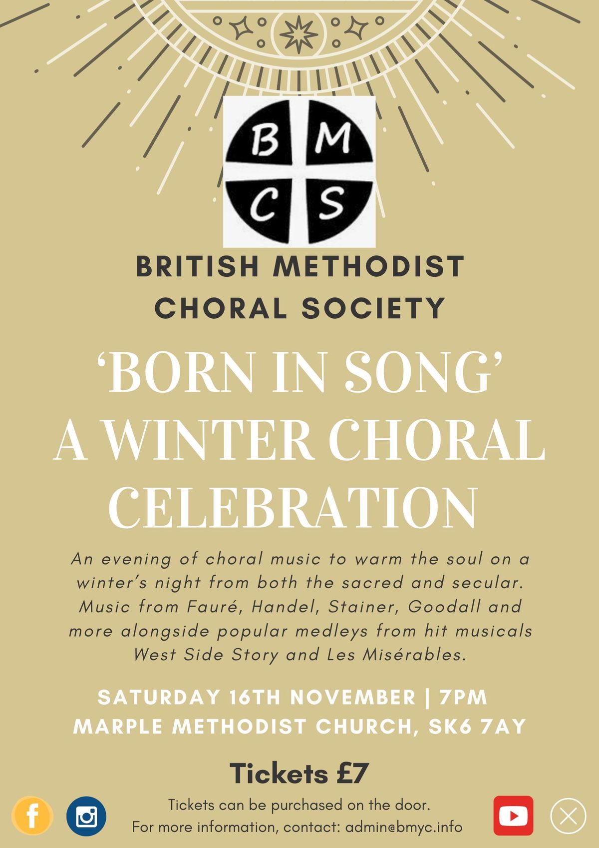 'Born in Song' A Winter Choral Celebration