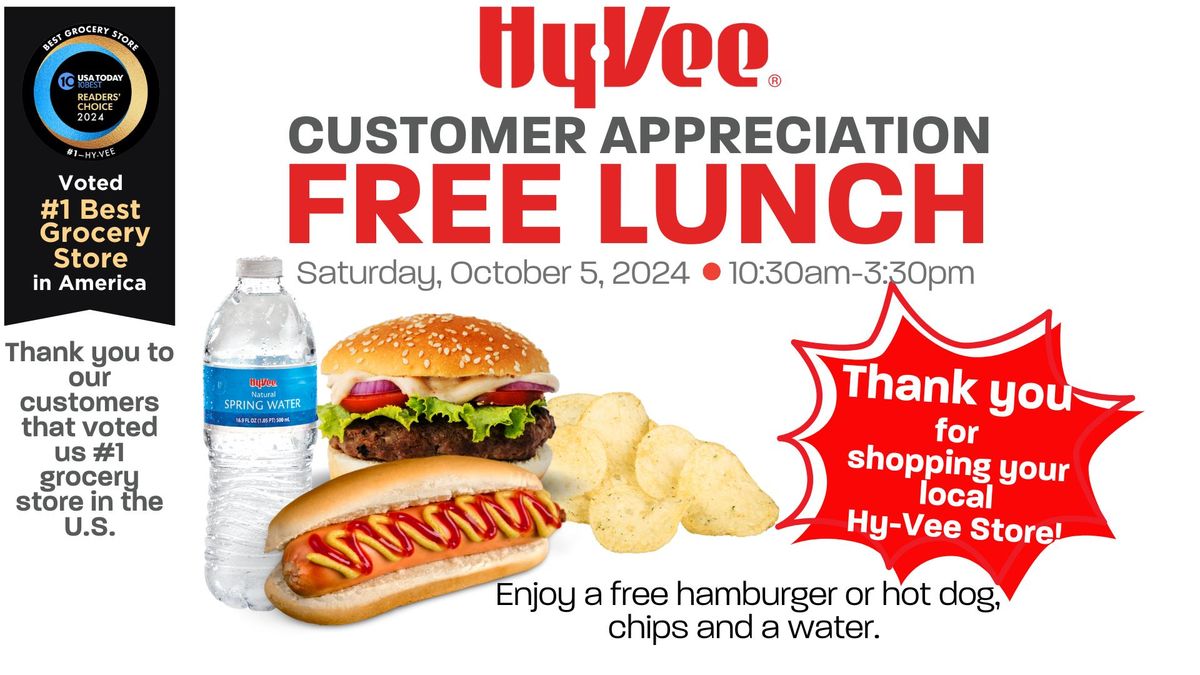 FREE Customer Appreciation Lunch!